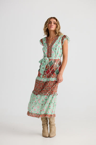FIRELIGHT MIDI DRESS