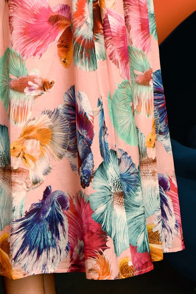 SWEET HEART’S CONTENT MIDI DRESS FISH OUT OF WATER
