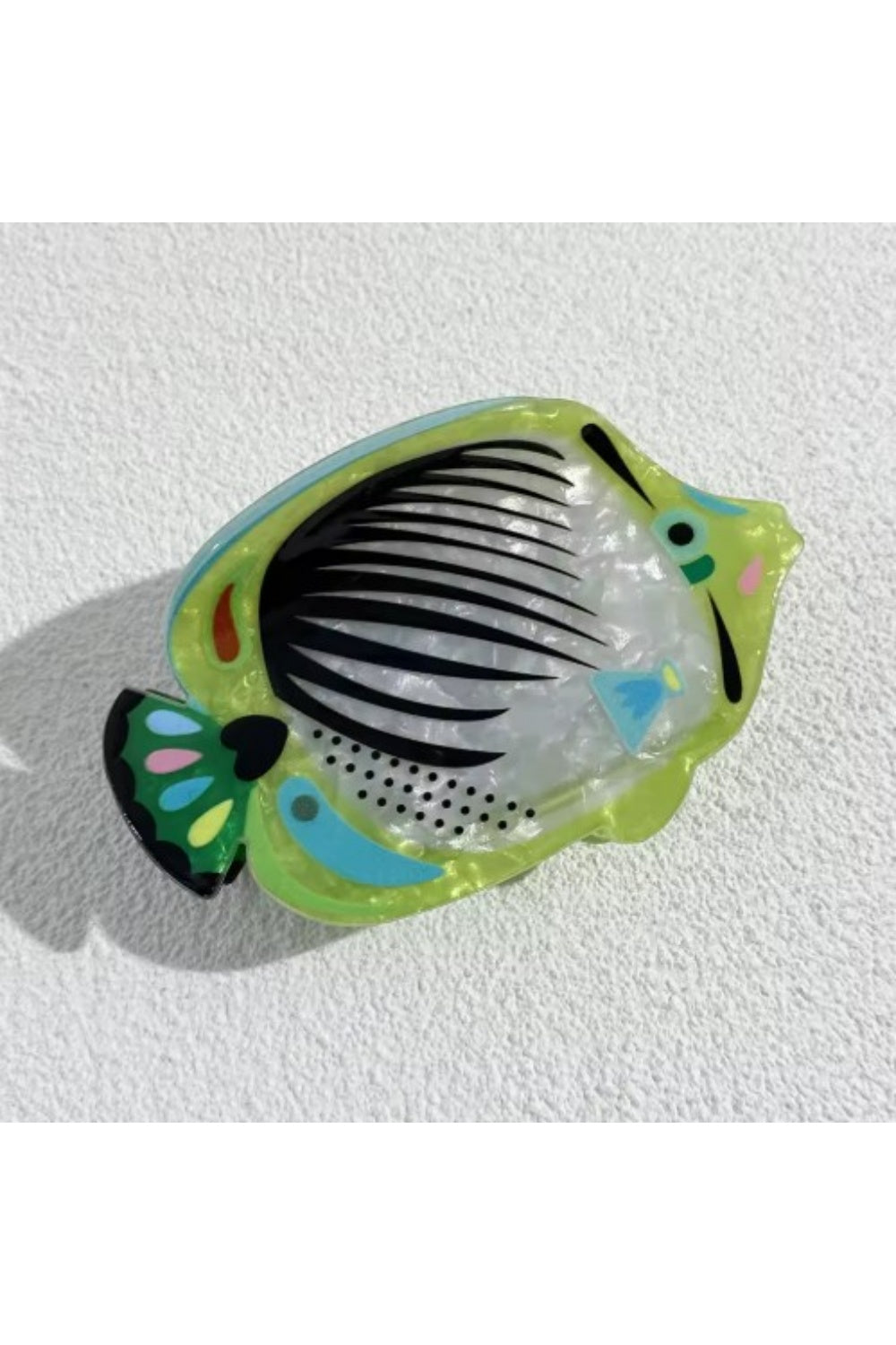 PRETTY HAIR CLAW FISHY WISHY GREEN