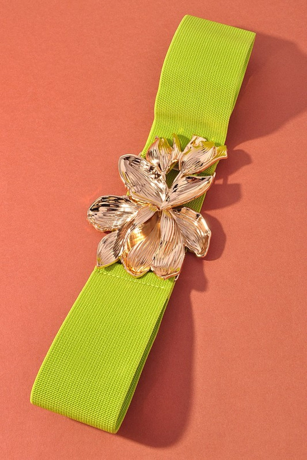 FLORENCE STRETCH BELT LIME