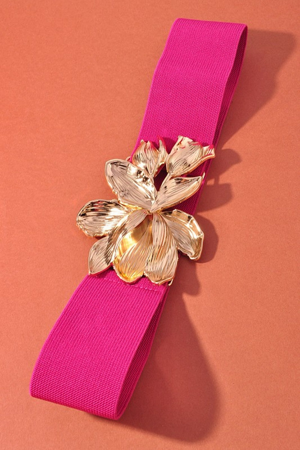 FLORENCE STRETCH BELT MAGENTA