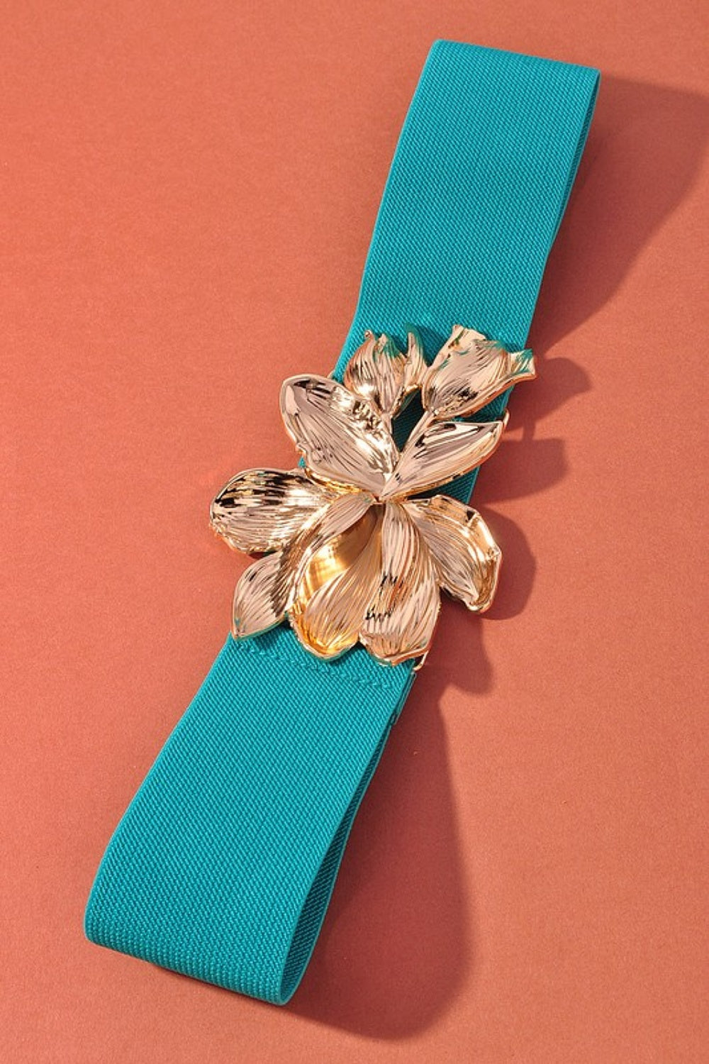 FLORENCE STRETCH BELT TURQUOISE