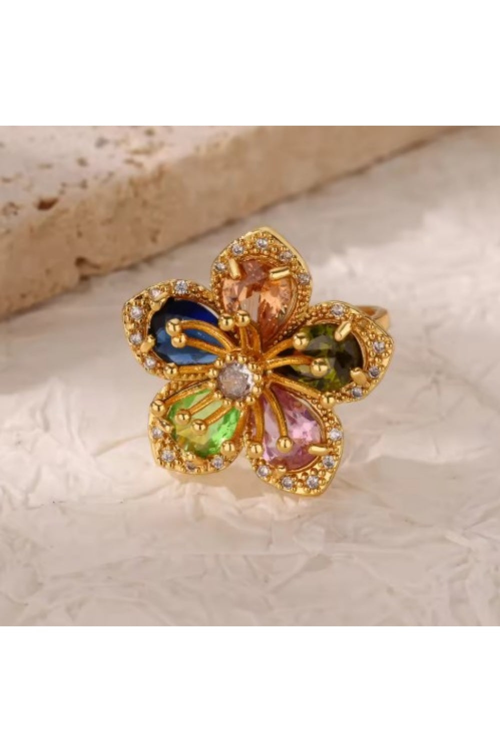 FLOWER CHILD RING MULTI