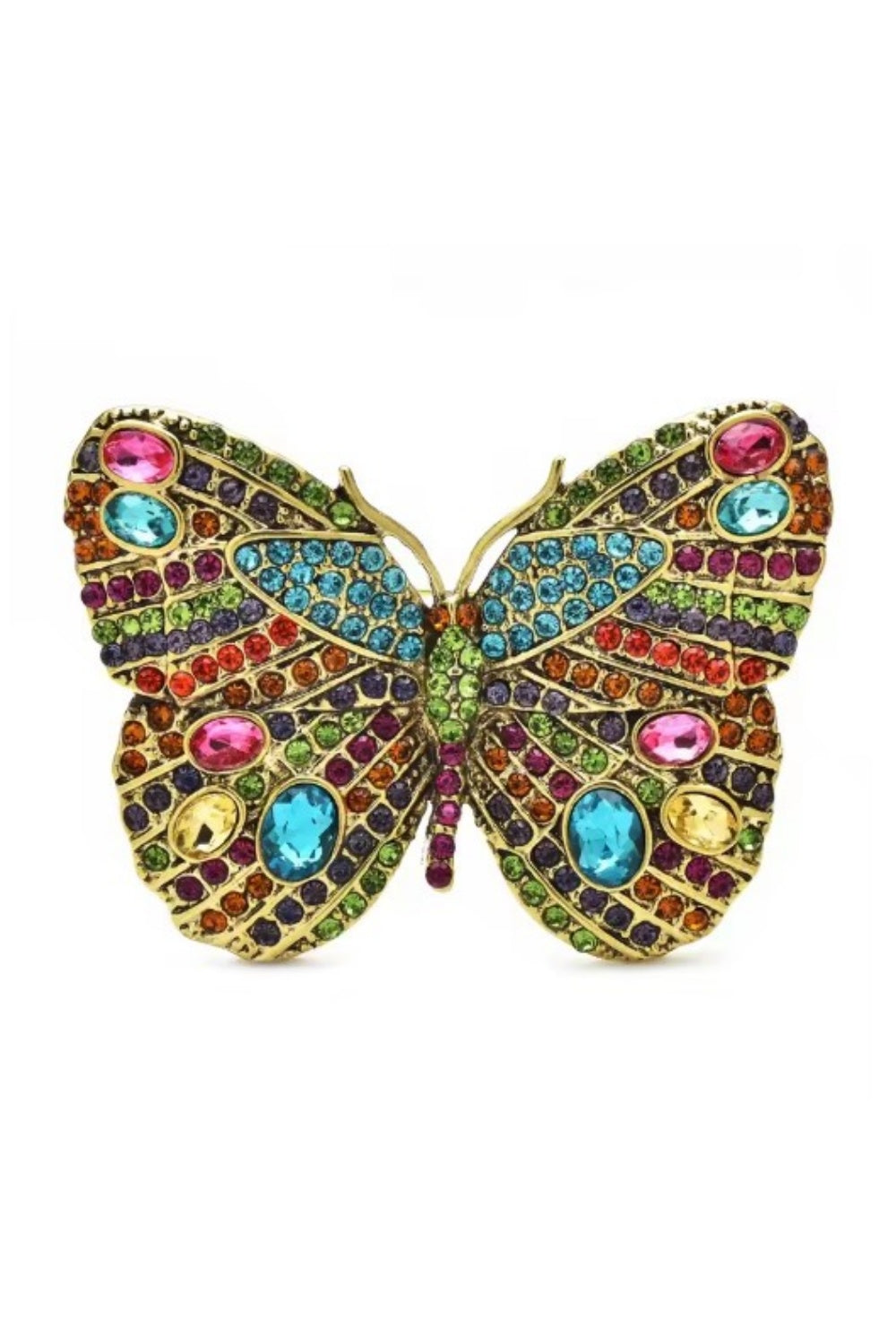 FLUTTERED BROOCH