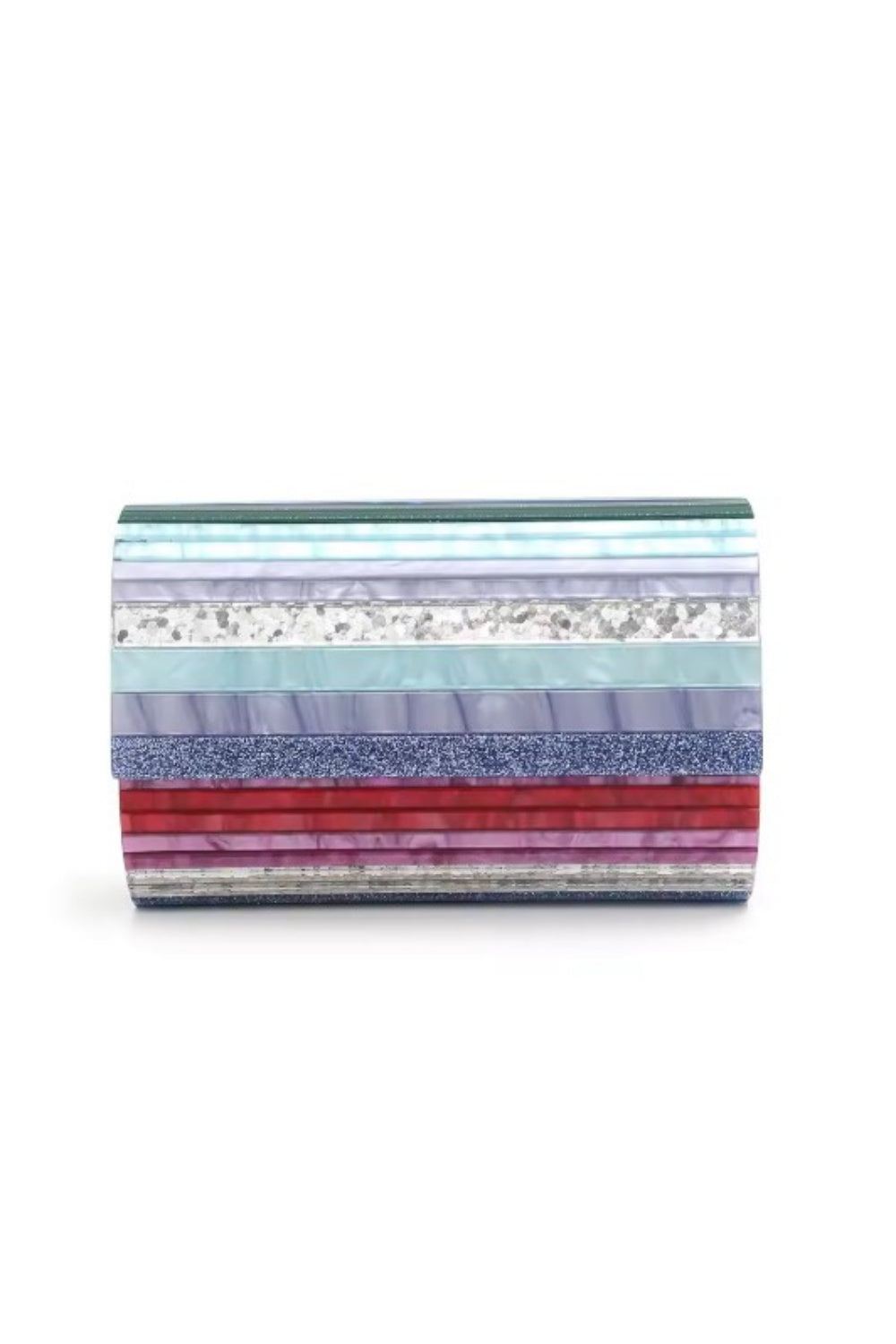 FOLLOW THE RAINBOW CLUTCH RED