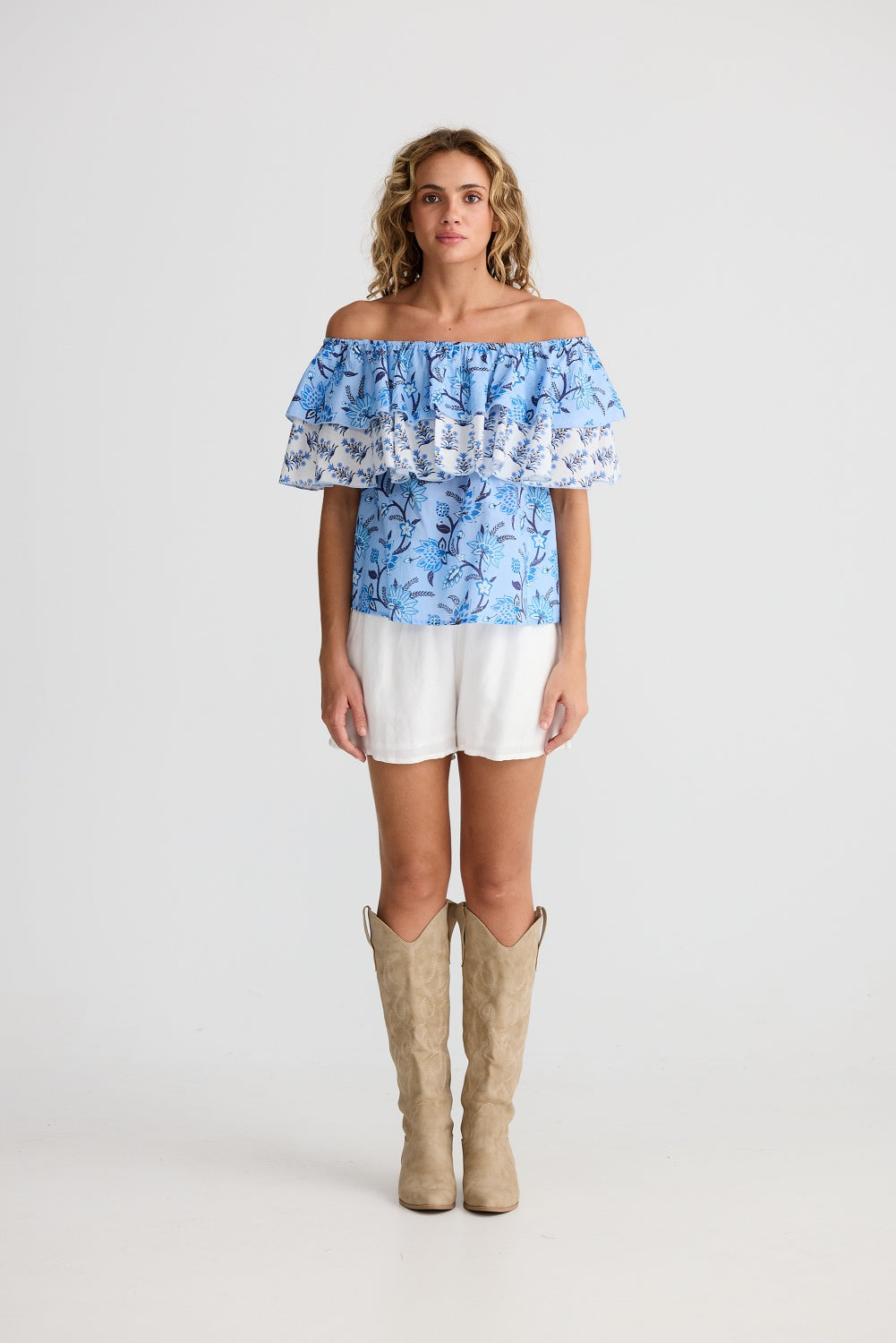 GATEWAY RUFFLE TOP