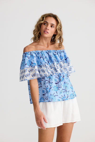 GATEWAY RUFFLE TOP