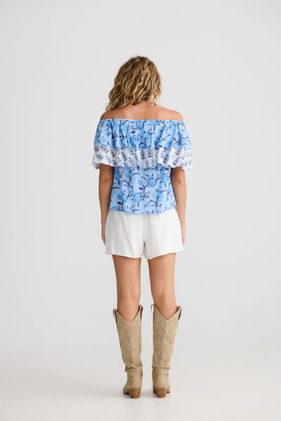 GATEWAY RUFFLE TOP