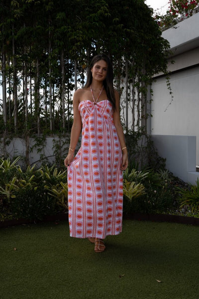 GEORGIA HALTER DRESS
