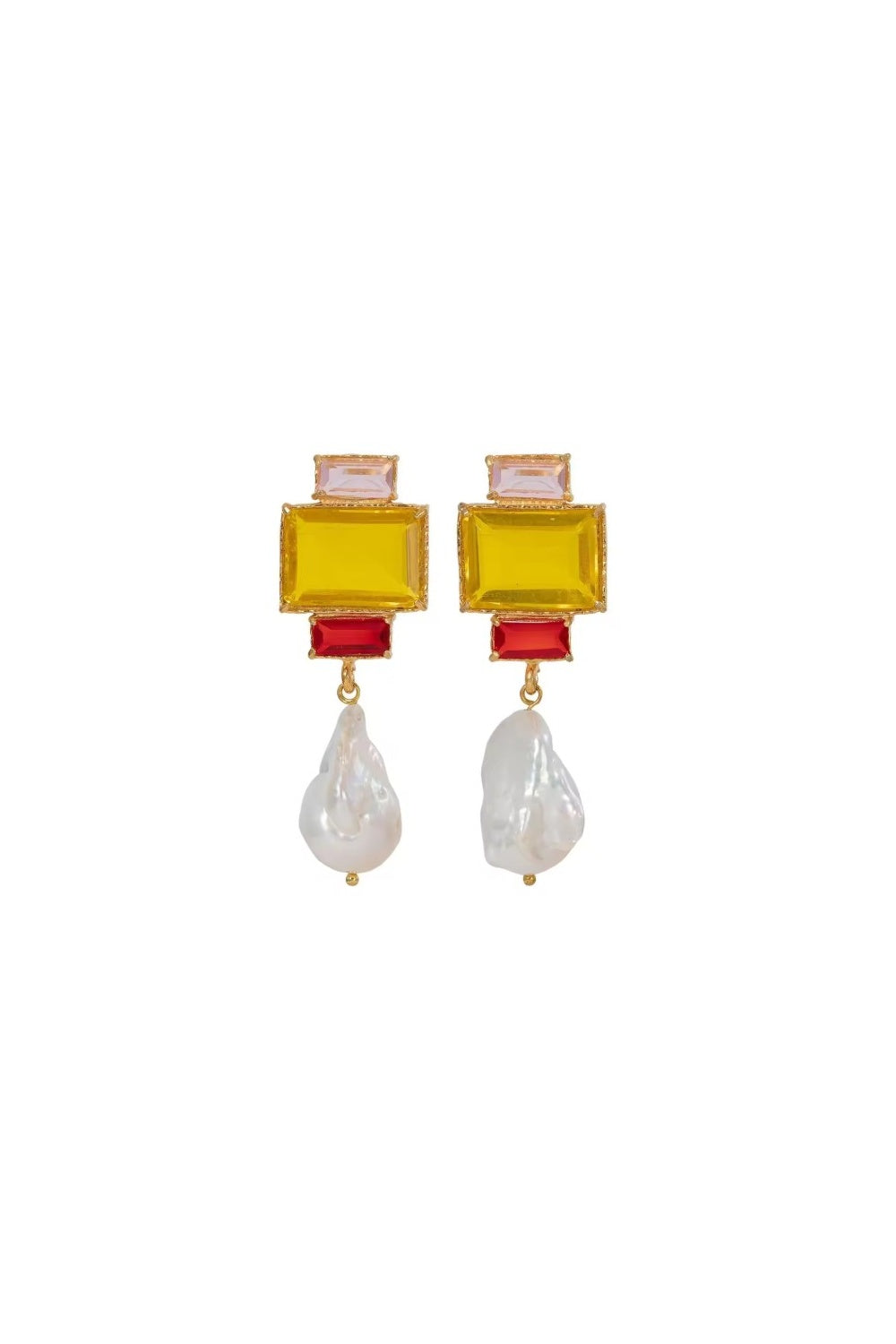 MRS KENNEDY EARRINGS HONEY