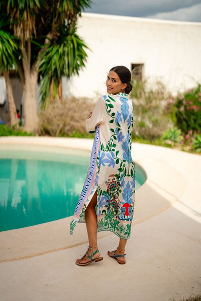 GREEN GARDEN MIDI DRESS