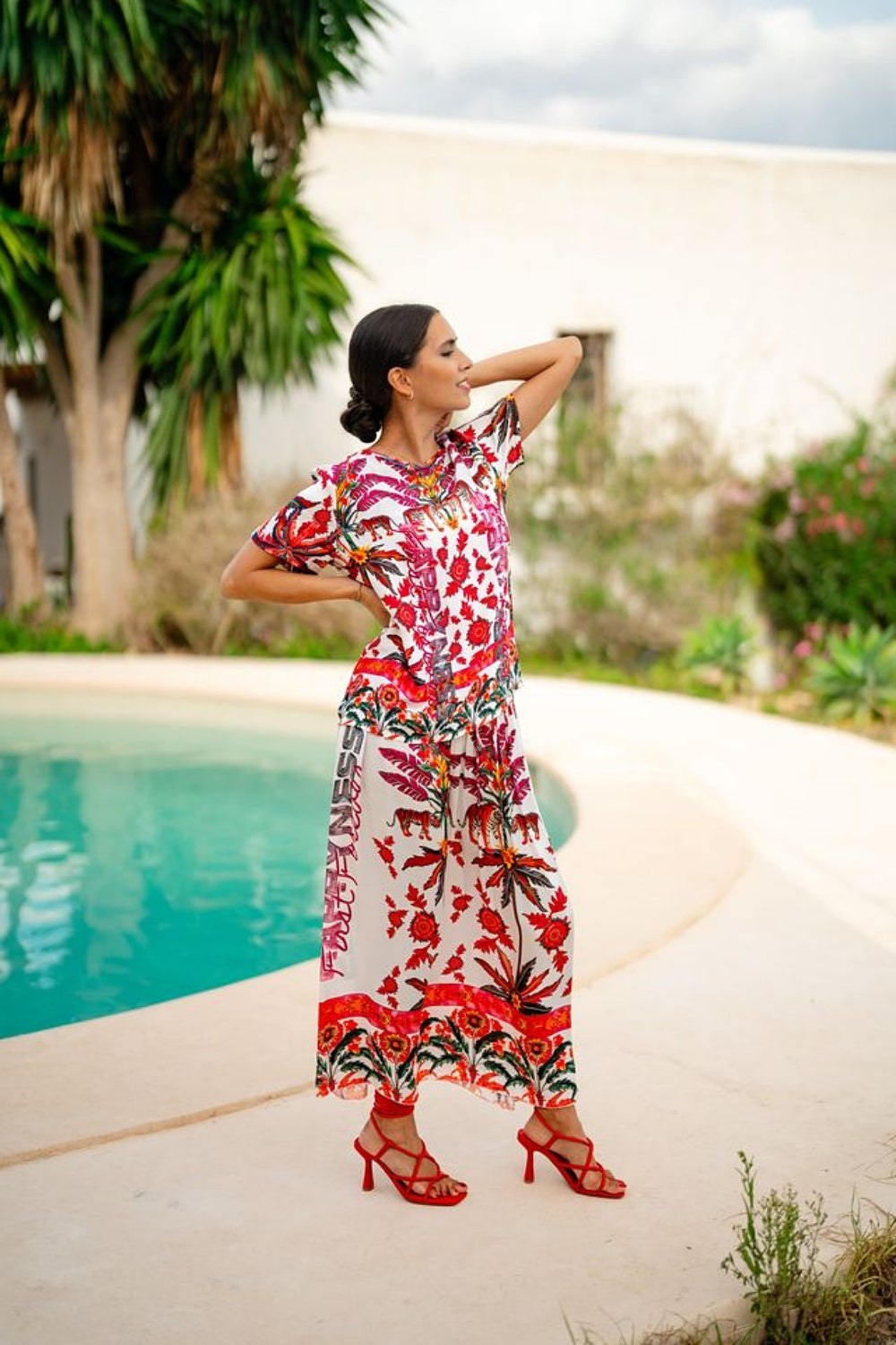 HAPPINESS FIRST MIDI SKIRT