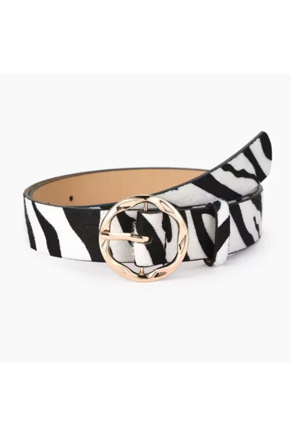HEAR ME ROAR BELT ZEBRA