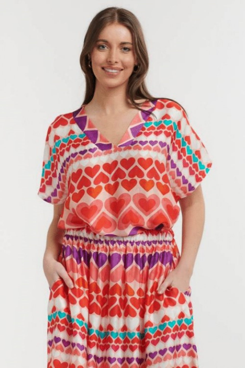 THE HEARTS BLOUSE