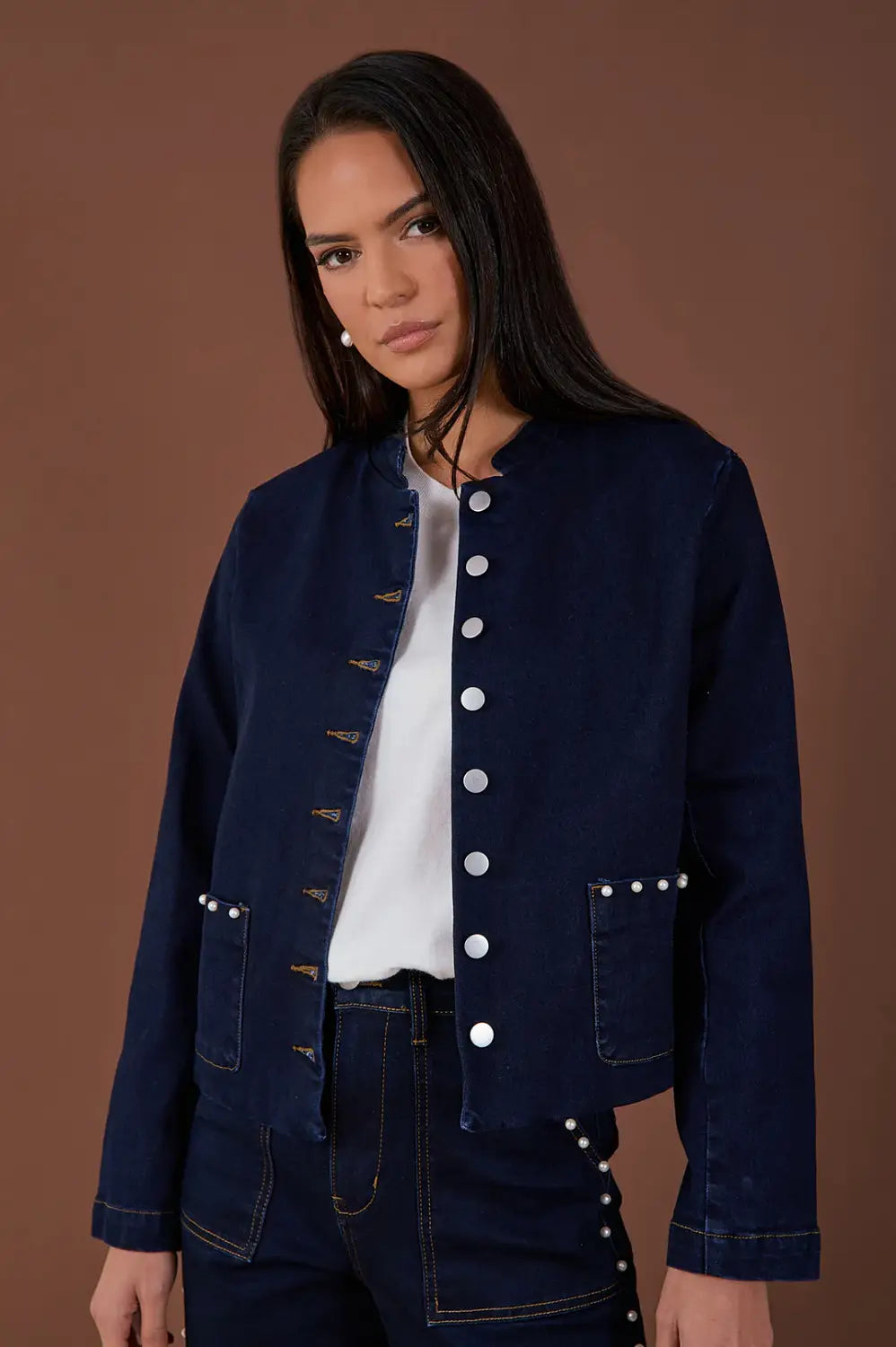 HEATHER PEARL DENIM JACKET