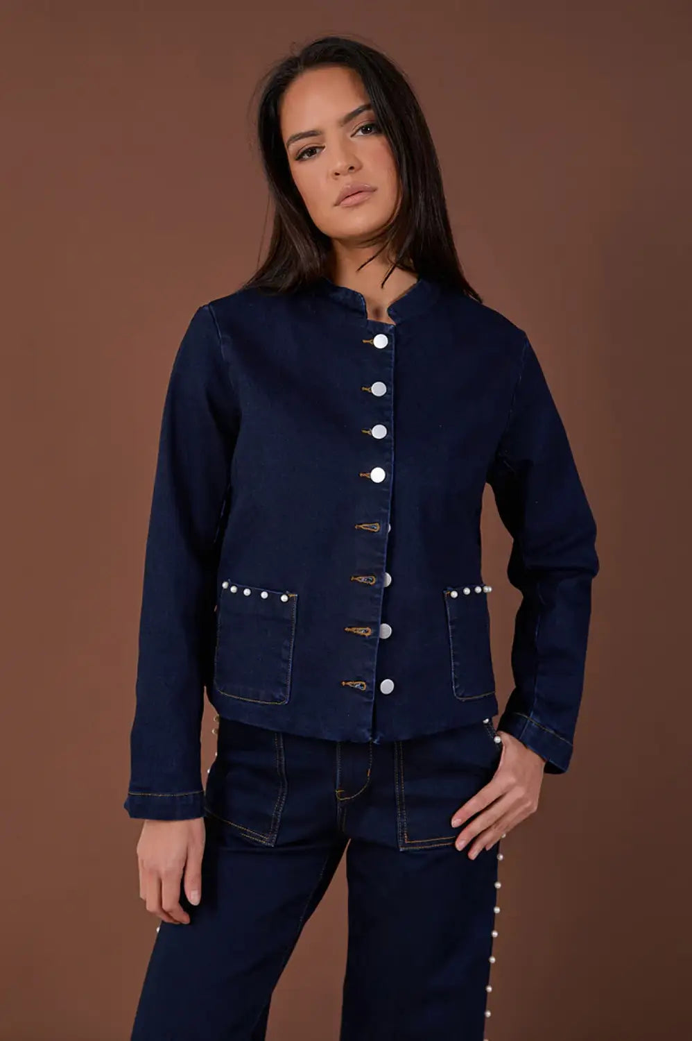 HEATHER PEARL DENIM JACKET