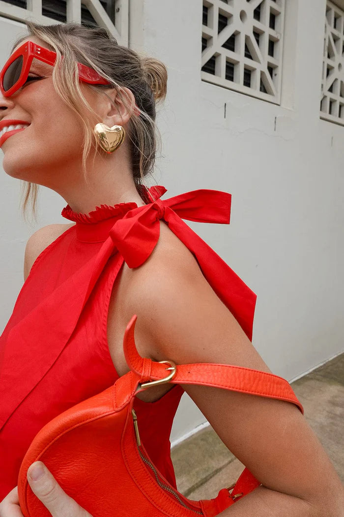 HELENA MAXI DRESS CHERRY RED