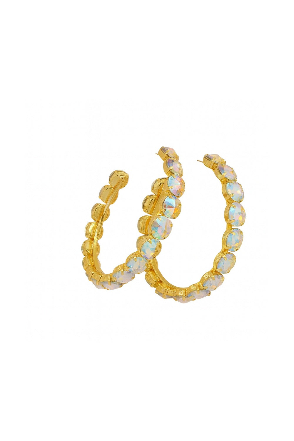 HOOLA HOOPS EARRINGS CRYSTAL