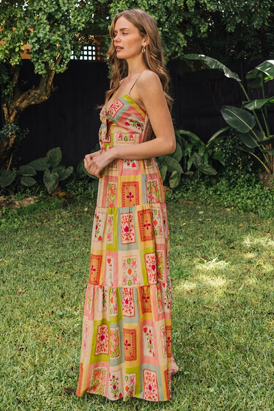 HOUSE OF CARDS MAXI DRESS