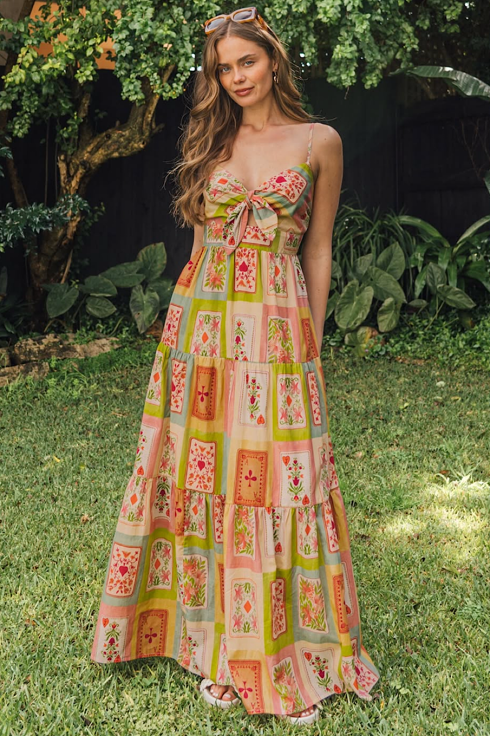 HOUSE OF CARDS MAXI DRESS