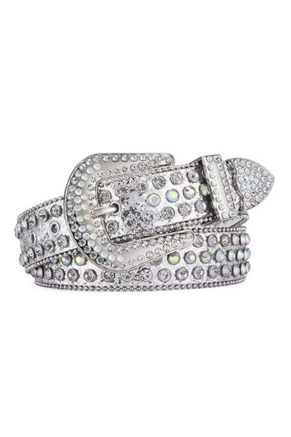 I BEG YOUR PARTON BELT SILVER