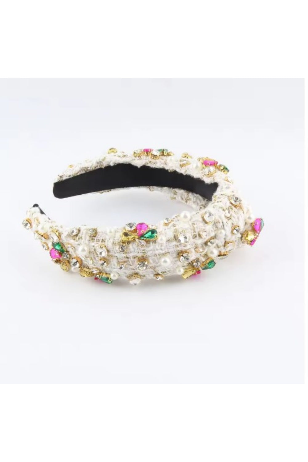 JACKIE O HEADBAND WHITE