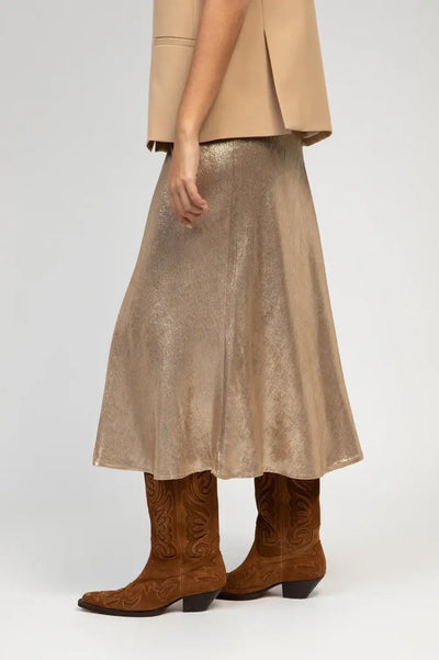 JANYMA METALLIC SKIRT