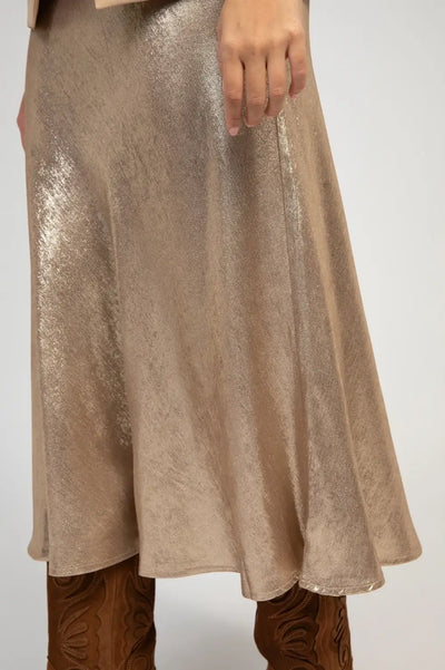 JANYMA METALLIC SKIRT