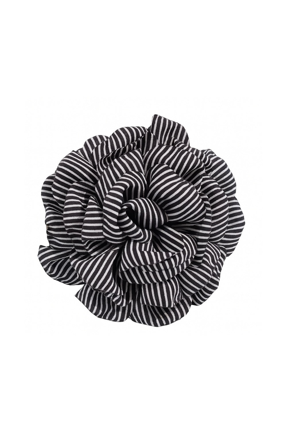 KITTY BROOCH BLACK STRIPE