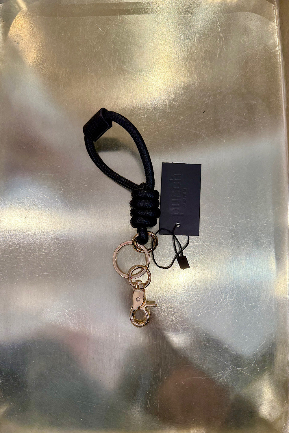 KNOT KEYRING BLACK