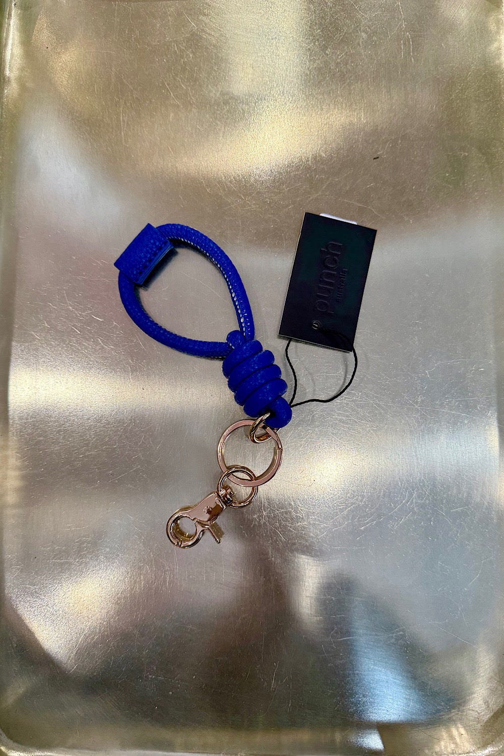KNOT KEYRING BLUE