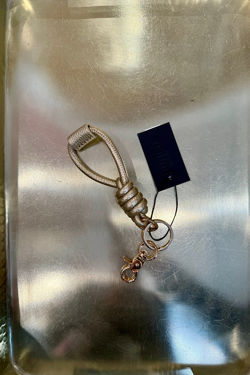 KNOT KEYRING GOLD