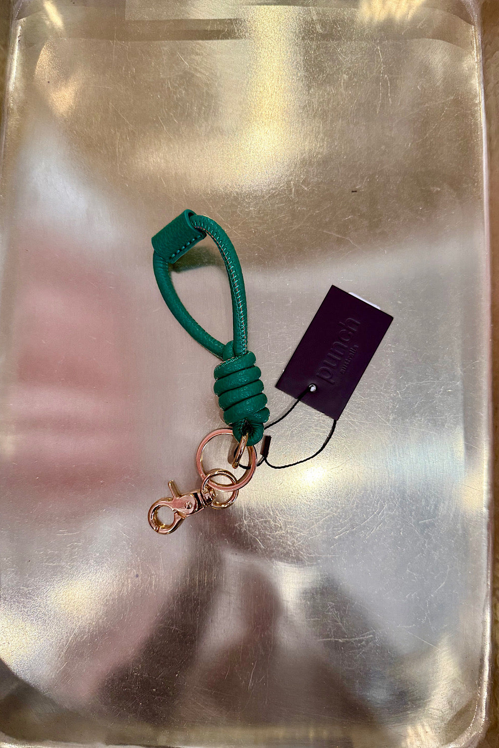 KNOT KEYRING GREEN