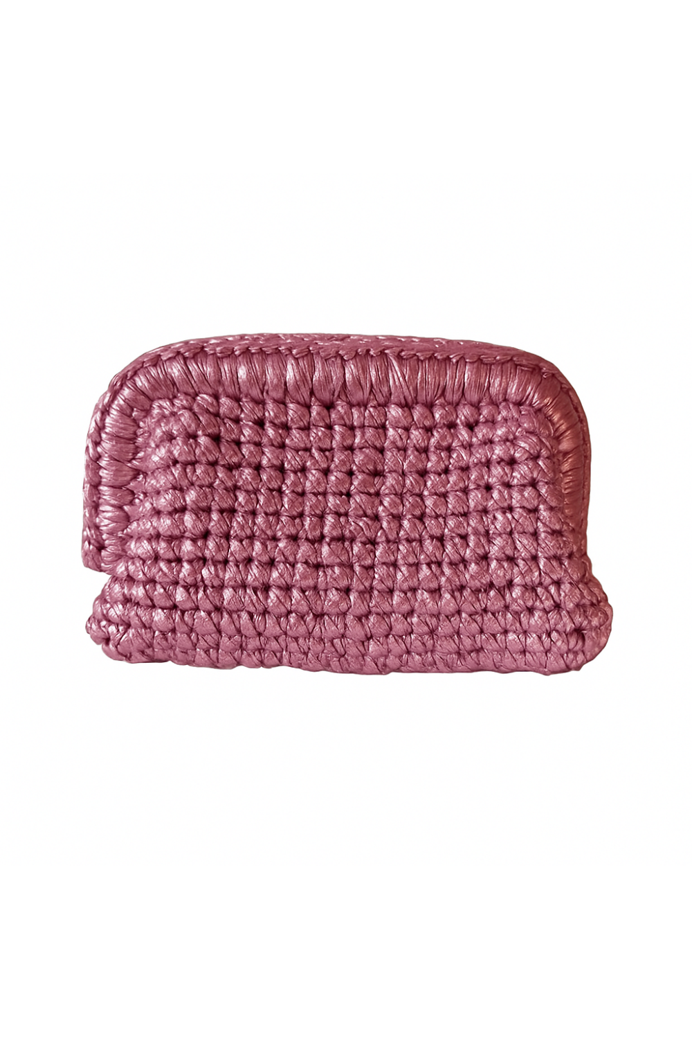 KNOTTING METALLIC CLUTCH ROSE
