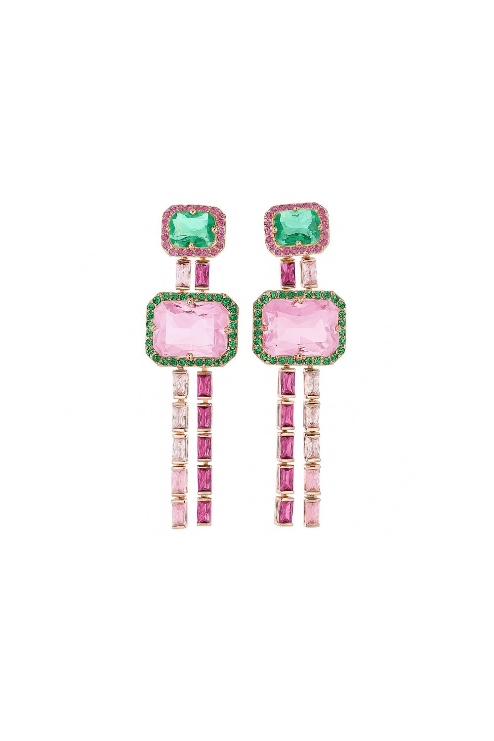 LADY DIANA EARRINGS PINK