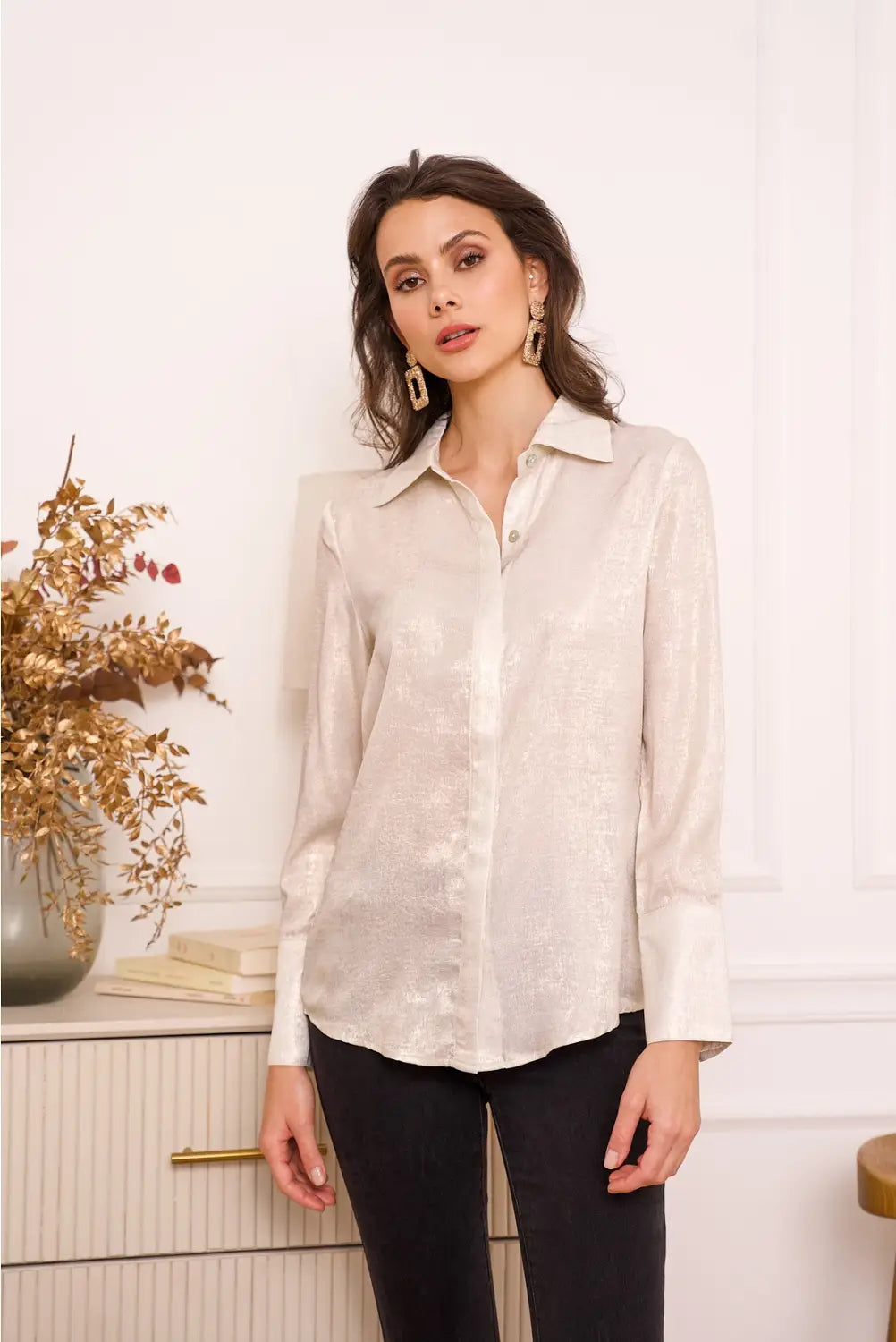 LEA METALLIC SHIRT