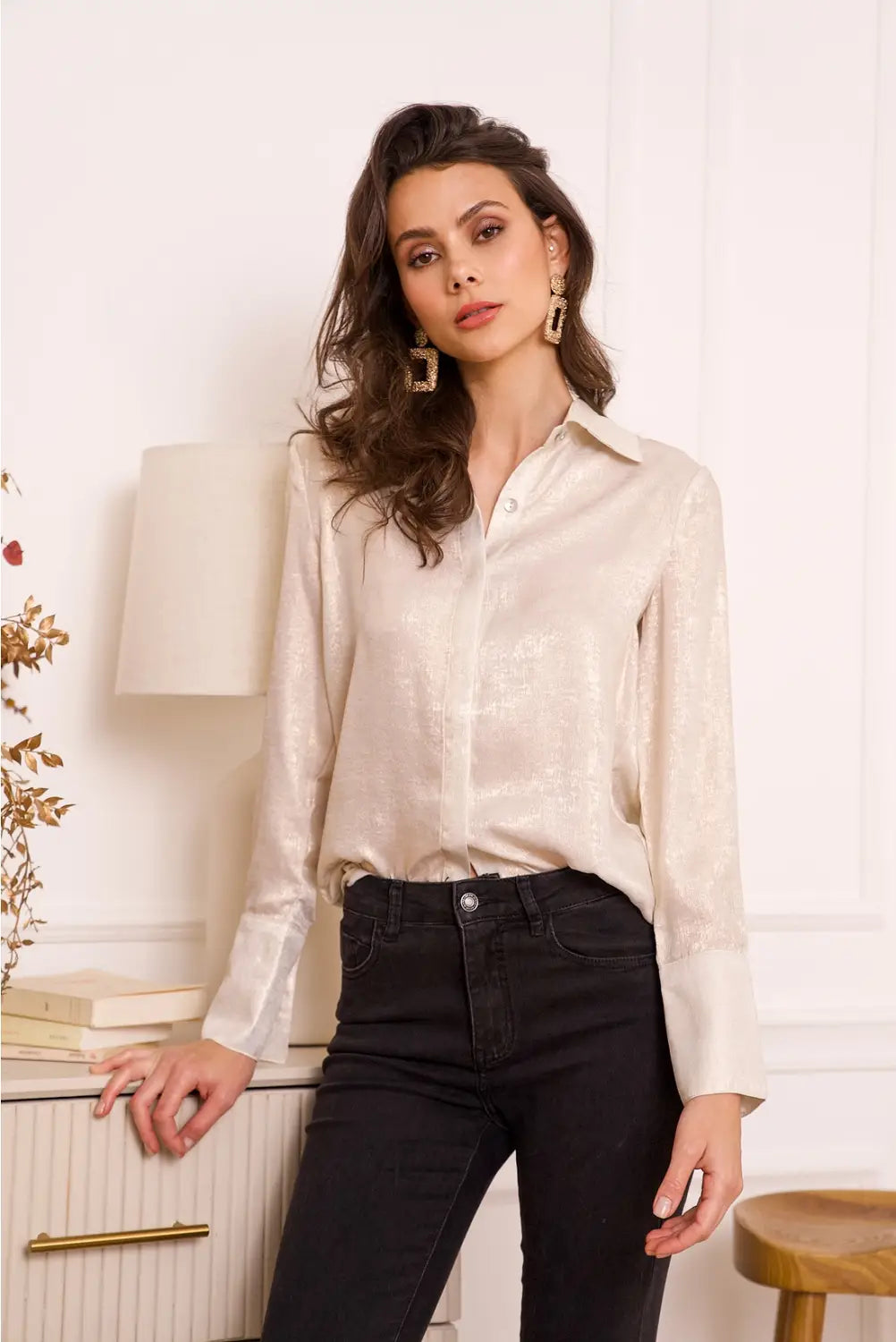 LEA METALLIC SHIRT