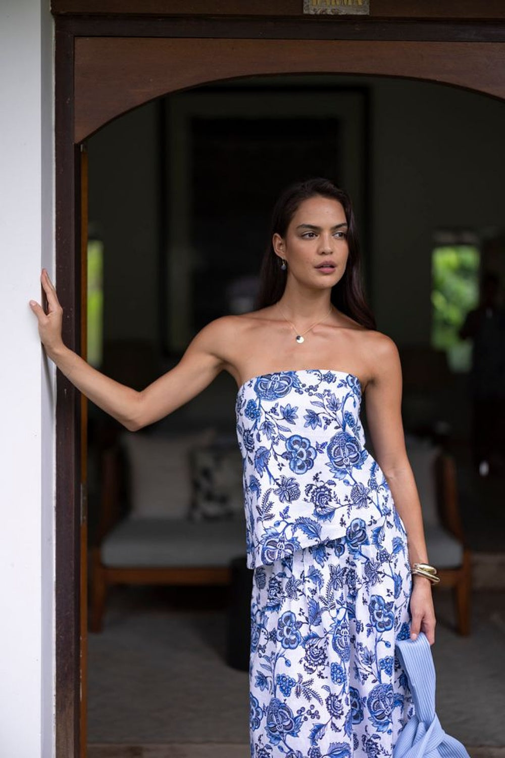 LE JARDIN STRAPLESS TOP