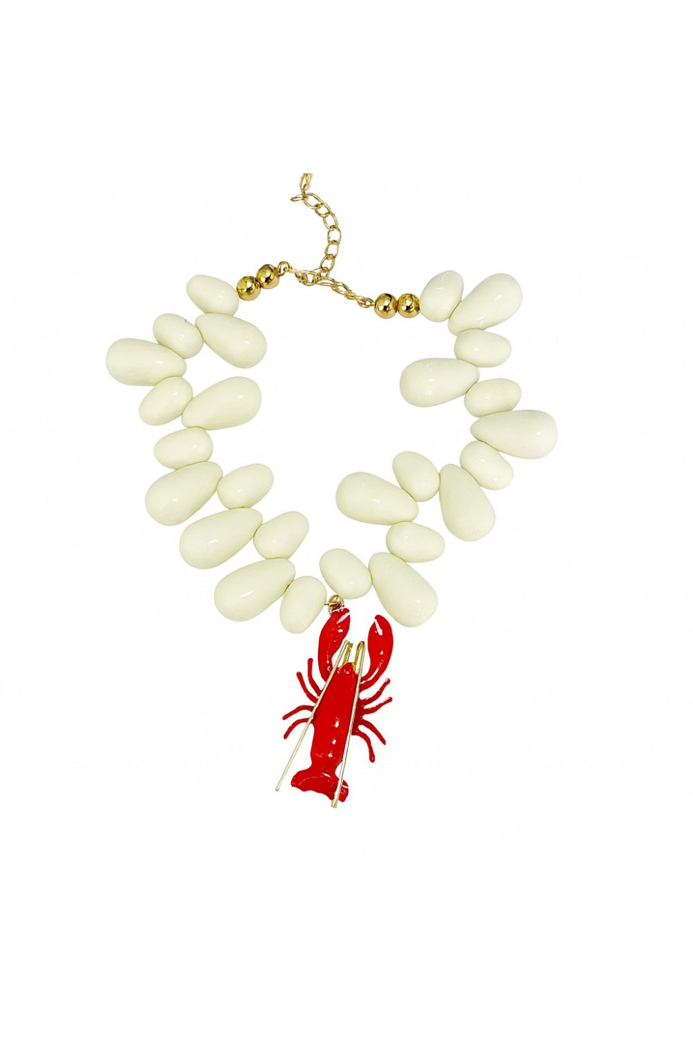 GONE LOBSTERING NECKLACE CREAM