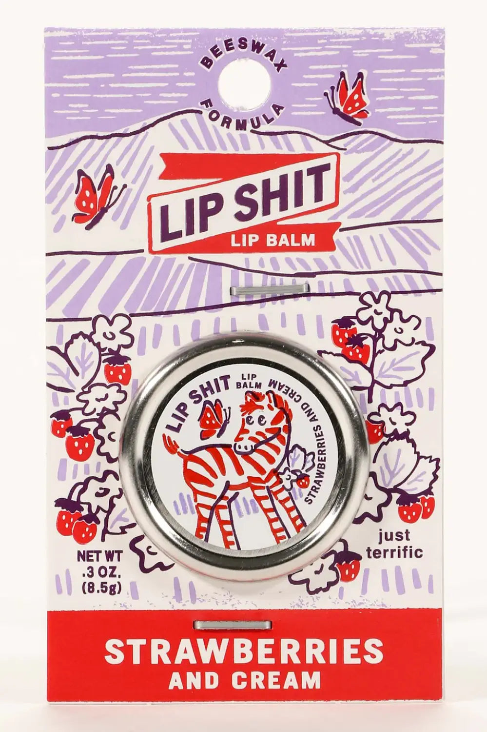 LIP SHIT LIP BALM STRAWBERRIES & CREAM