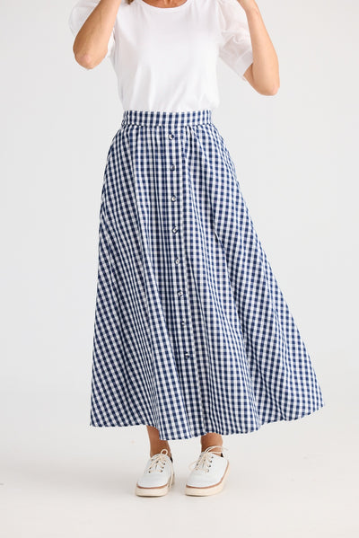 LUCY GINGHAM SKIRT