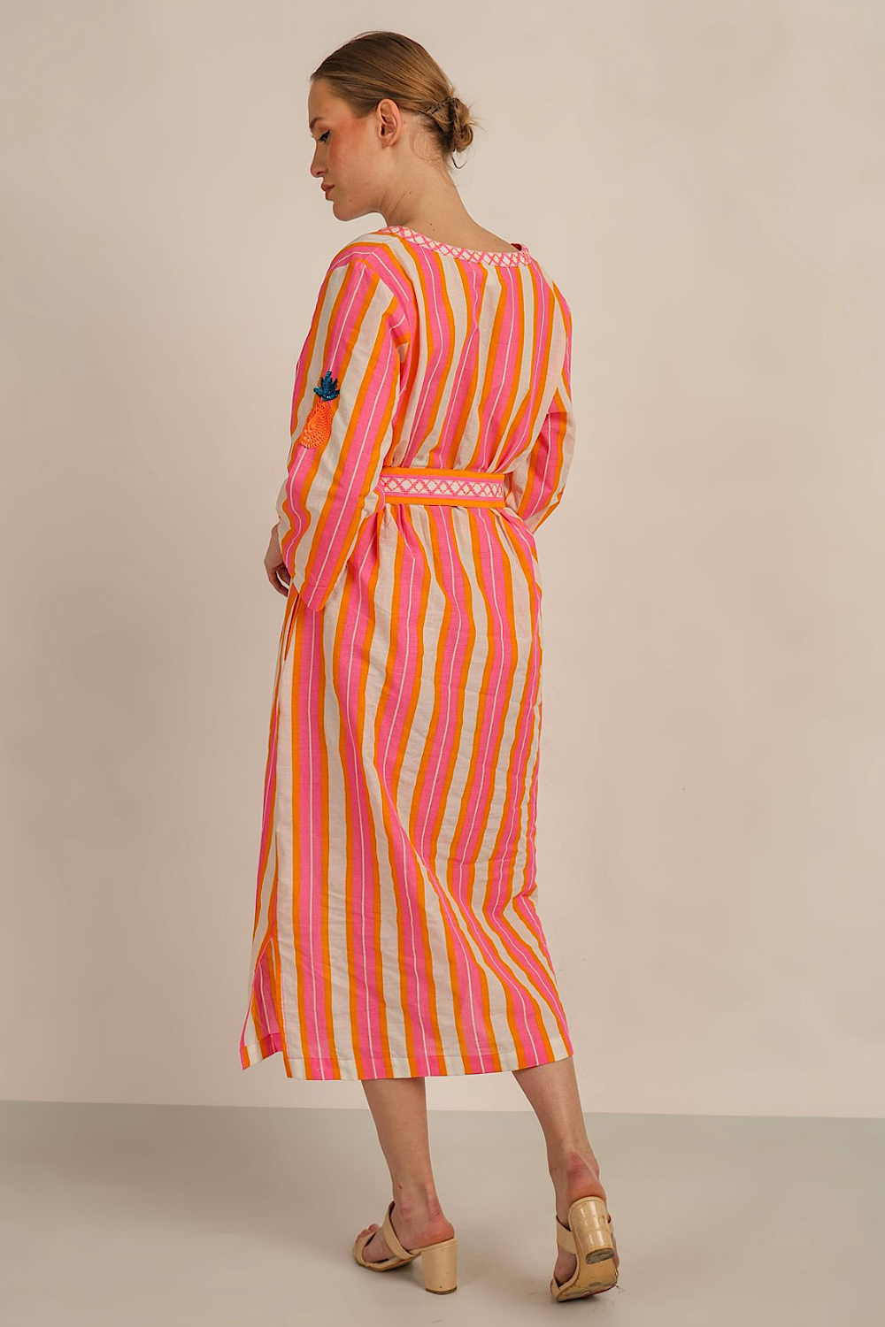 MALTA STRIPES MIDI DRESS
