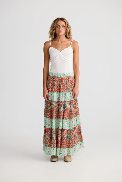 THE HANNAH TIERED MAXI DRESS