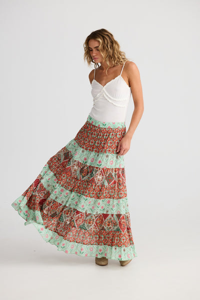 THE HANNAH TIERED MAXI DRESS