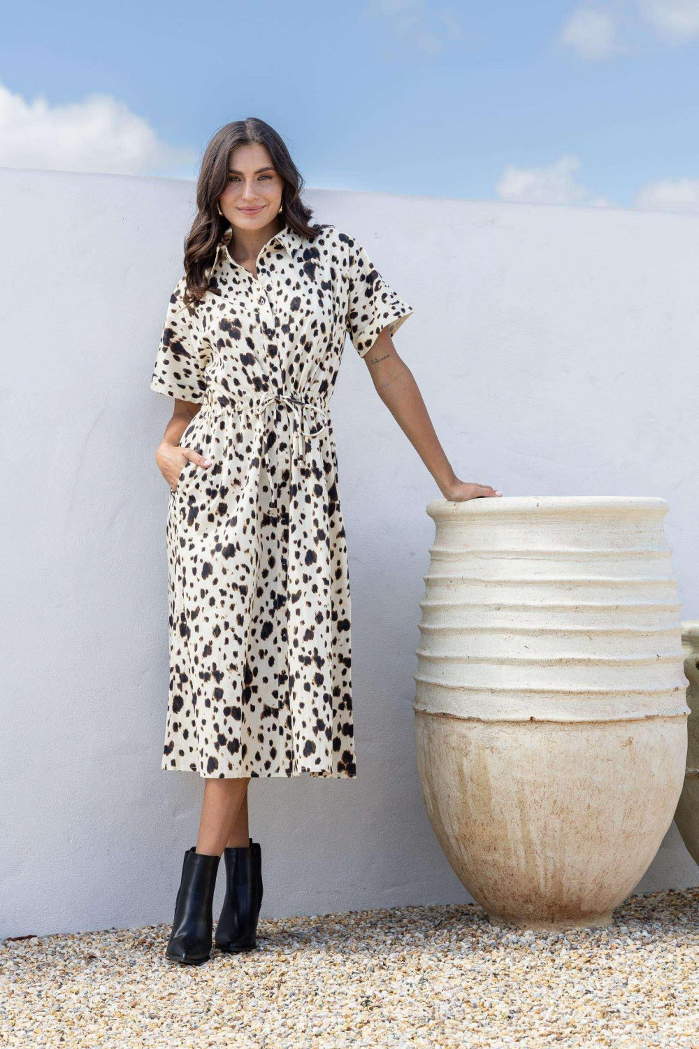 MISS DEVILLE MIDI DRESS