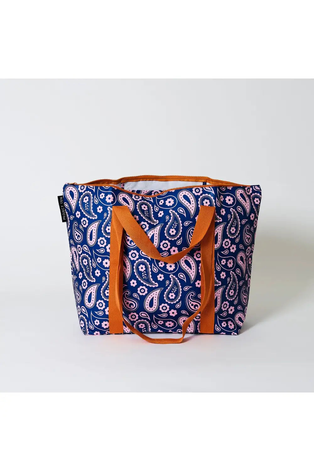 MEDIUM ZIP TOTE PAISLEY