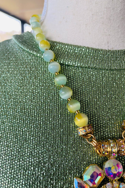 THE LITTLE MERMAID NECKLACE GREEN
