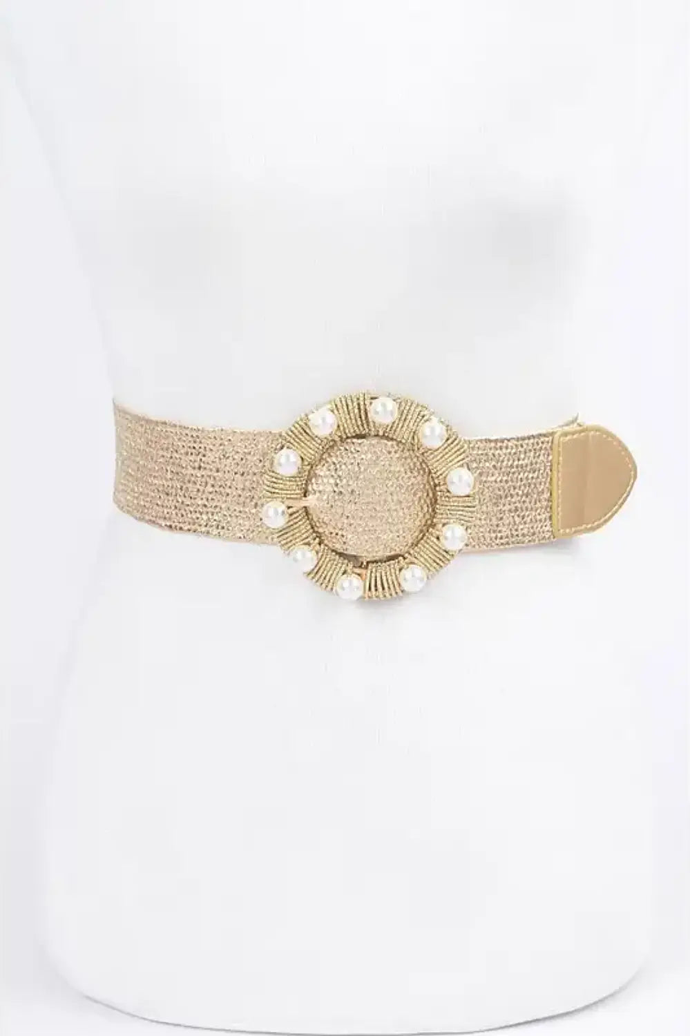 THE LOST PEARL STRETCH BELT GOLD