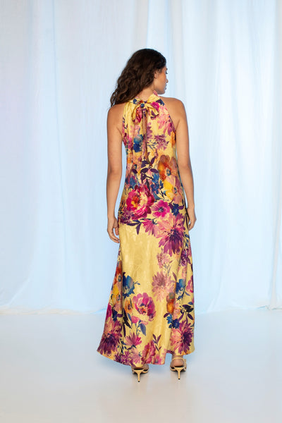 MIA HALTER MAXI DRESS