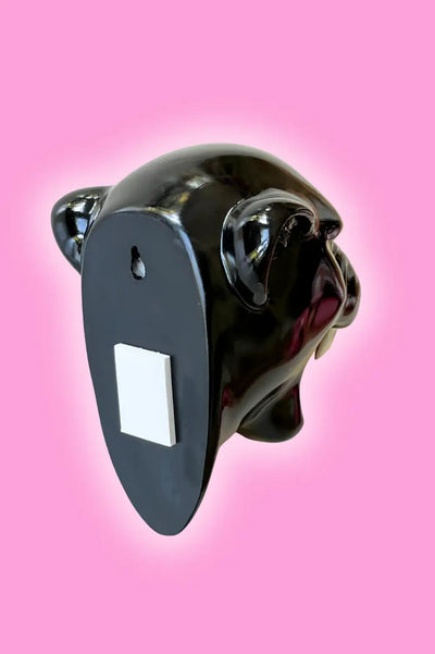 FRED THE CLASSIC BLACK PANTHER WALL MOUNTED HEAD